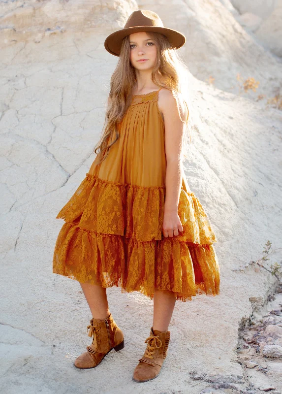 Catrina Dress in Marigold