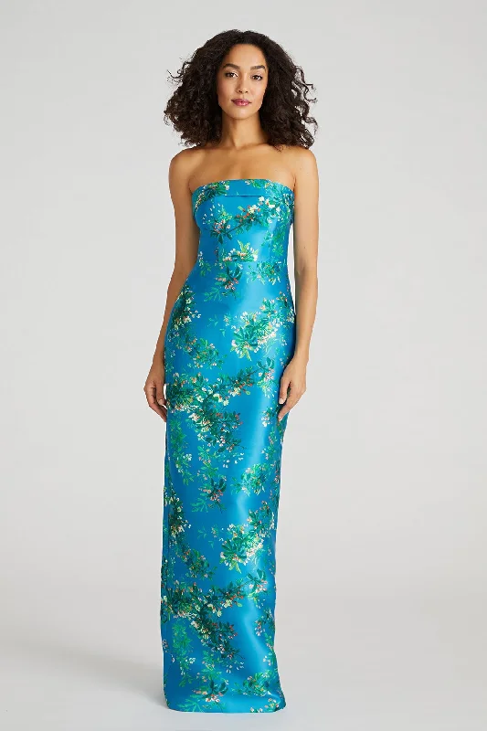 Cleo | Strapless Column Gown