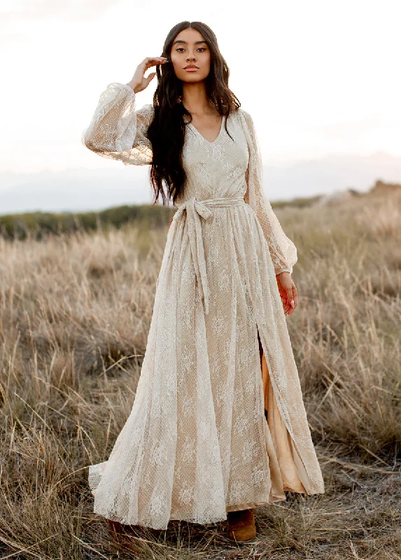 Haley Dress in Sand