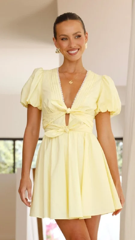 Kaloni Mini Dress - Yellow