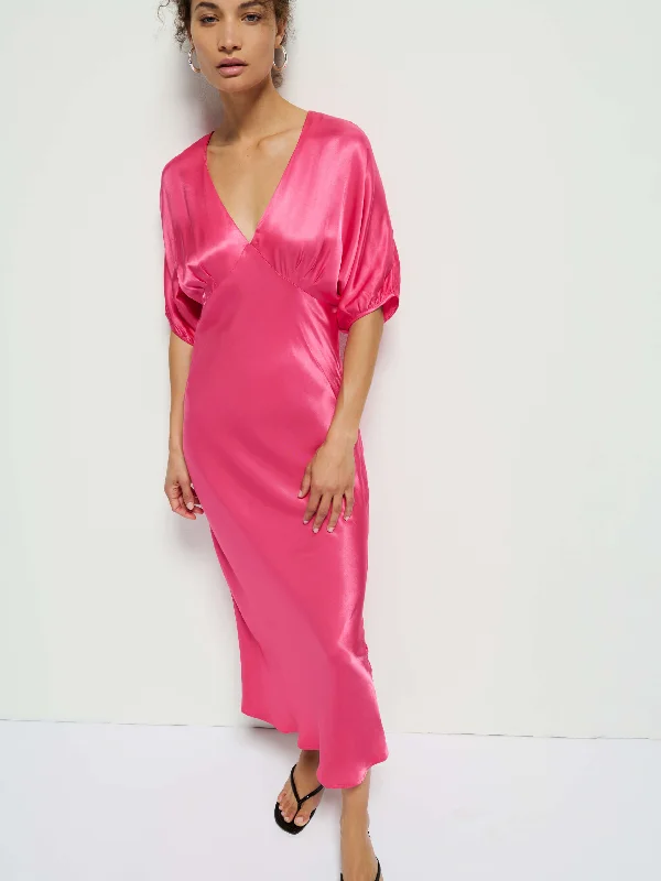 Lily-Rose Dress - Pink Flambe