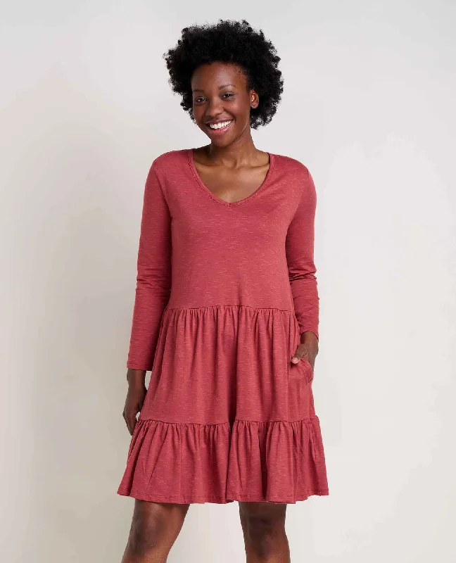 Marley Tiered Long Sleeve Dress