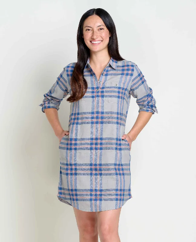 Re-Form Flannel Shirtdress