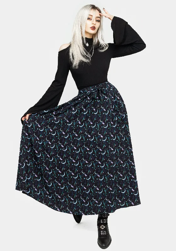 Diana Moon Moth Midaxi Skirt