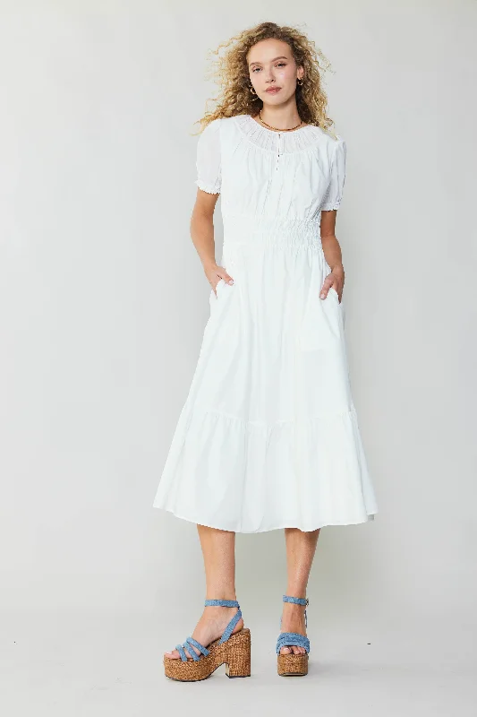 Brooklyn Poplin Midi Dress